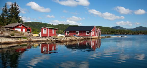 Rote Schwedenhäuser Schwedische Idylle