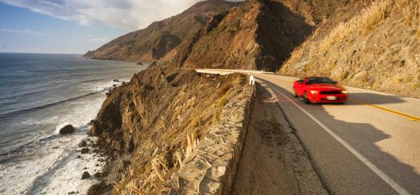 Küste+Straße+Auto+Fels+Meer