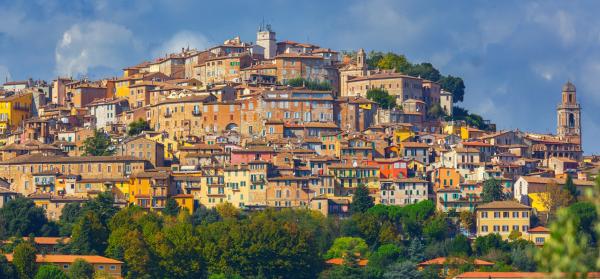 Stadt, Berg, Hügel Perugia