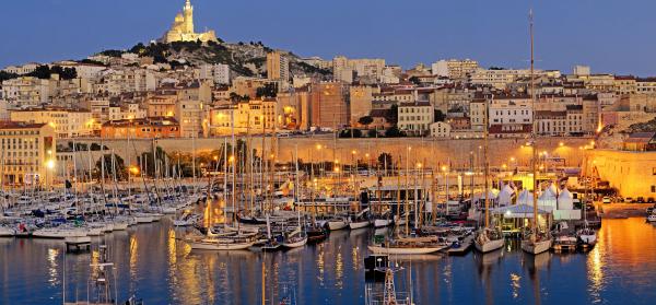 Religiöse Stätte, Hafen, Meer Marseille