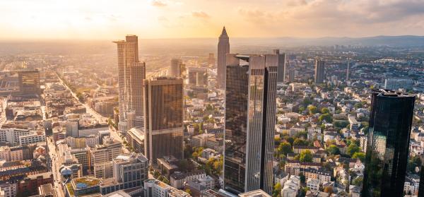 Städtetrip, Skyline Frankfurt am Main