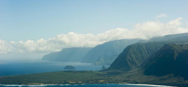 Berge, Meer Hawaii