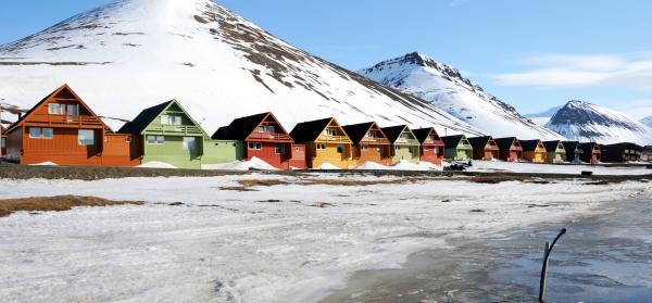 Bunte Häuser Longyearbyen