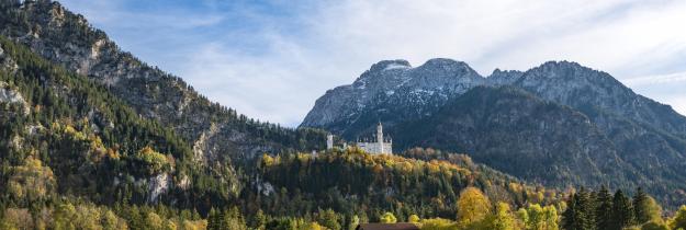 Neuschwanstein, Limes-Radweg - Schwangau Neuschwanstein, Limes-Radweg - Schwangau