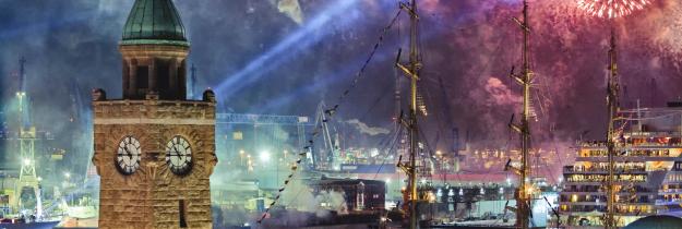 Hamburger Hafen - Silvester in Hamburg Hamburger Hafen - Silvester in Hamburg
