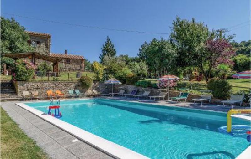 Pool vor Landhaus