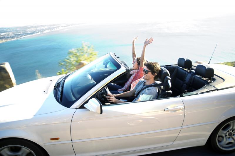 Mietwagen: Cabrio - Sitzen