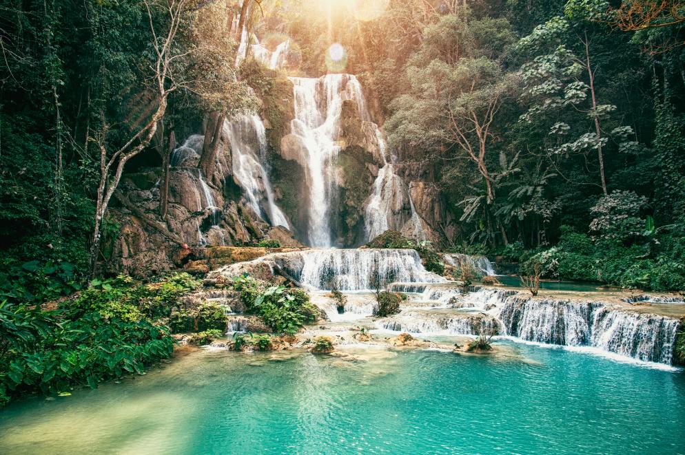 Kuang Si Wasserfall - Luang Prabang Kuang Si Wasserfall - Luang Prabang