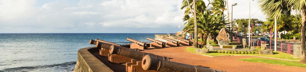 Kanonen vor Meer