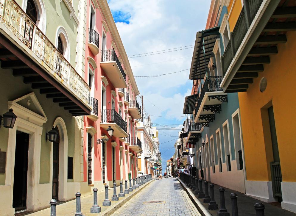 Old San Juan, Puerto Rico: Historischer Charme der Karibik Blick auf Old San Juan - Historische Stadt in Puerto Rico