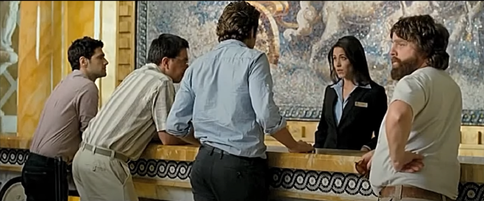 "Hangover"-Filmszene im Caesars Palace Hangover-Caesars Palace
