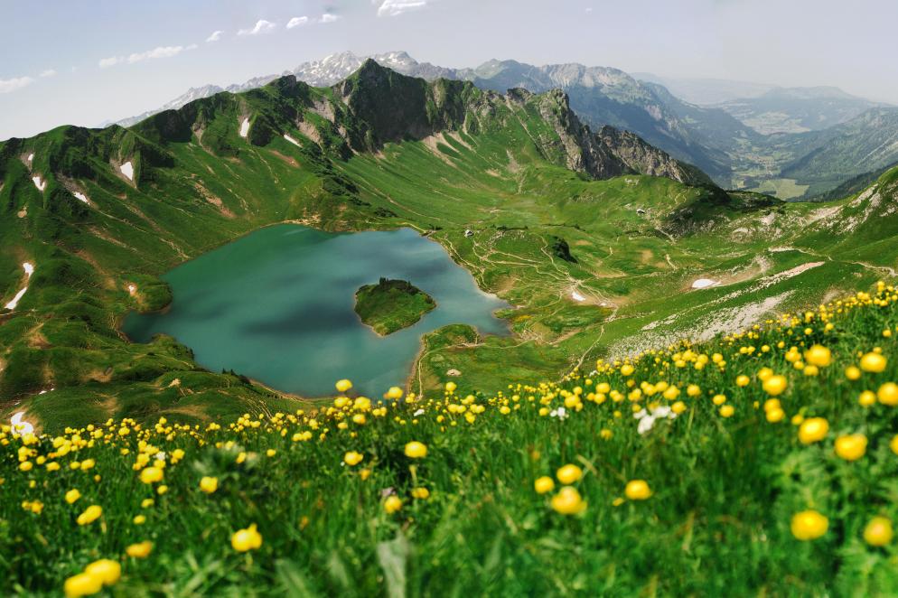 See mit Almwiesen