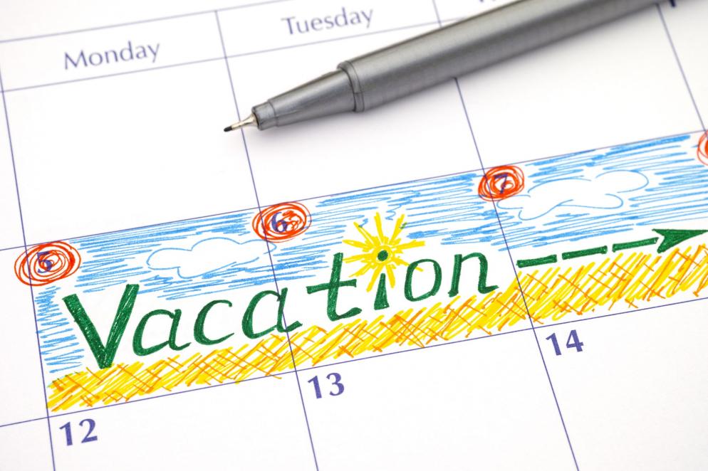 Sonstiges: Urlaubskalender