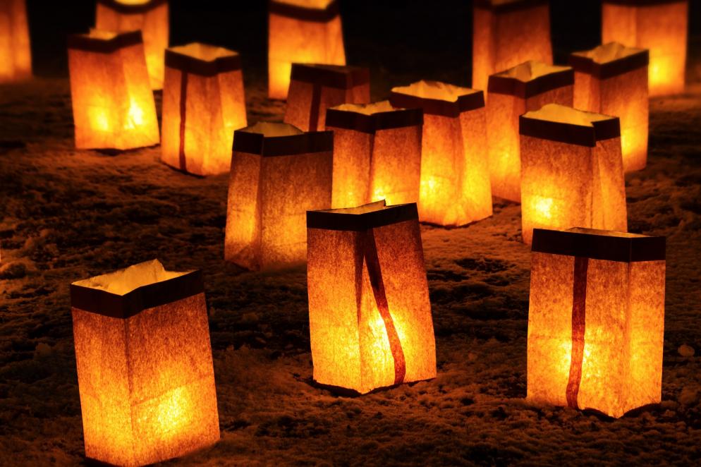 Mexiko: Weihnachts Lampions