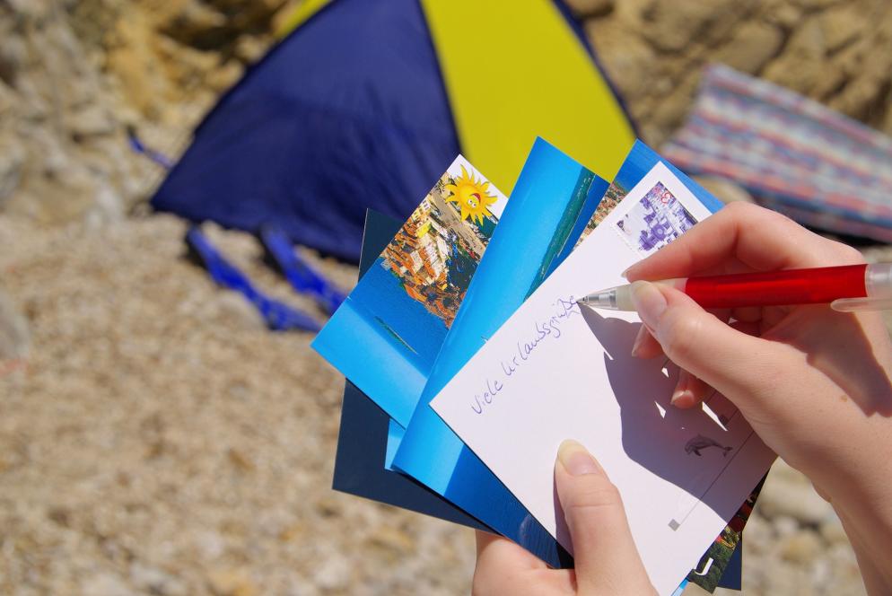 Sonstiges: Postkarten - Strand
