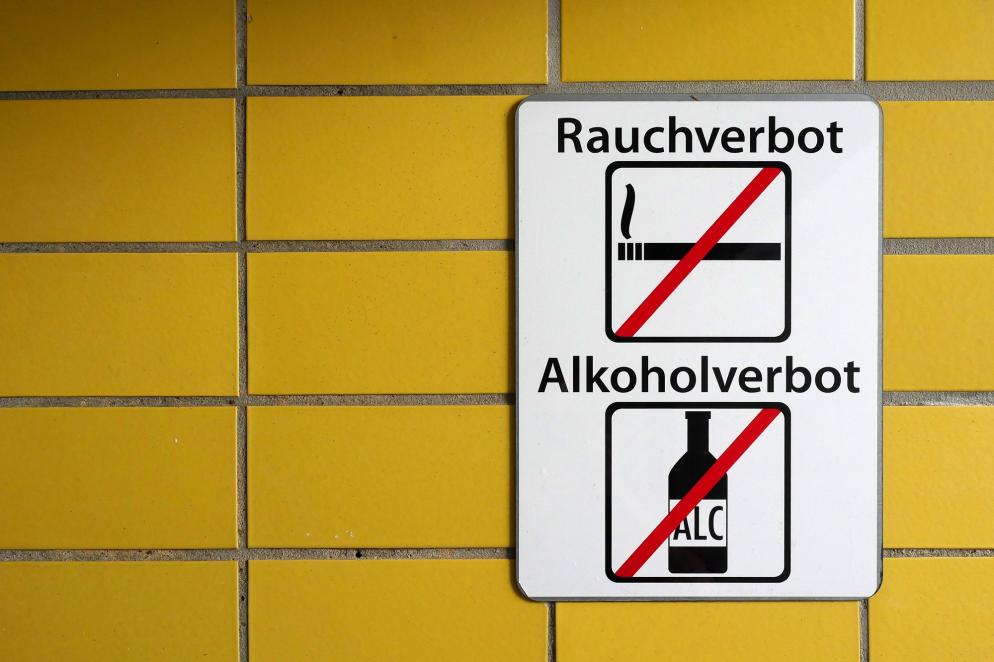 Sonstiges: Rauchverbot Schild