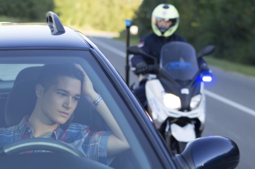 Road Trip: Polizist Verkehrskontrolle
