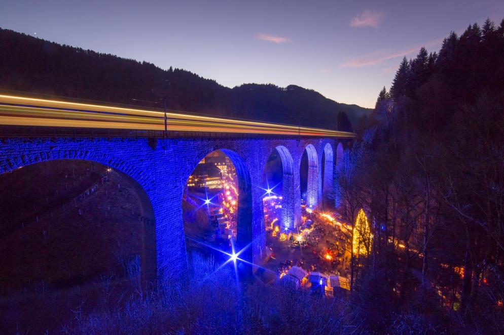 Deutschland: Baden Württemberg - Ravennaschlucht - Weihnachten