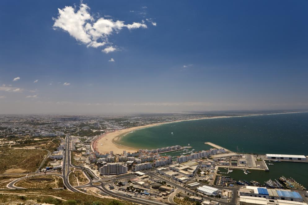 Küste und Hafen - Agadir Küste und Hafen - Agadir