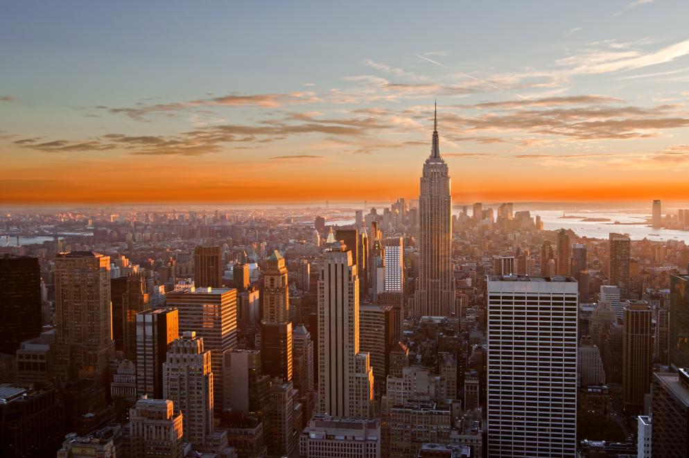 New York am Abend - New York City - Manhatten New York am Abend - New York City - Manhatten