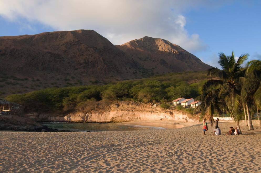 Kap Verde Santiago Strand