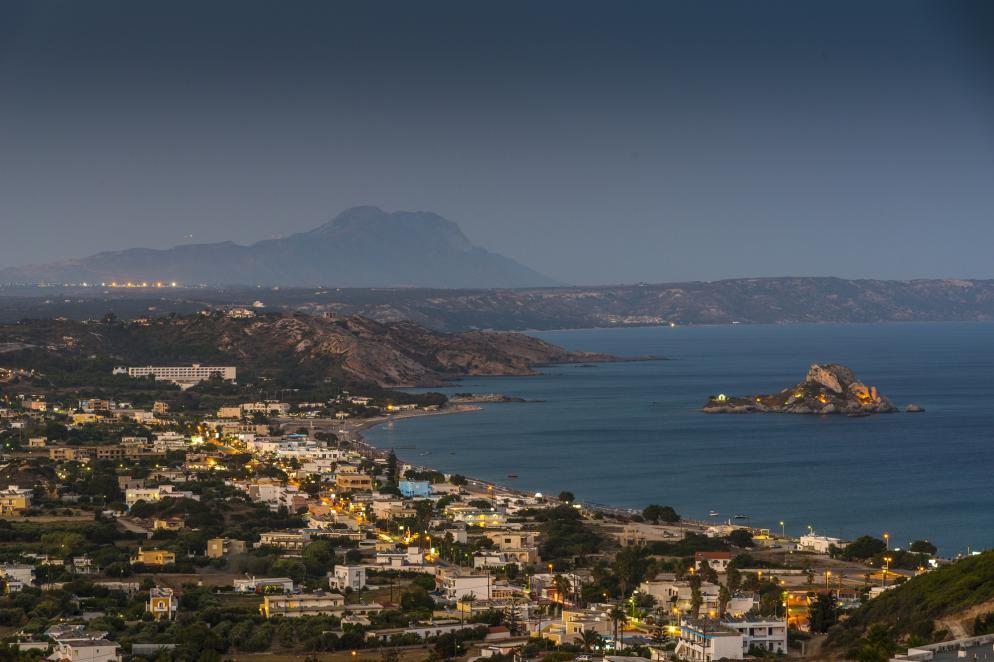Griechenland: Kos Stadt Abend