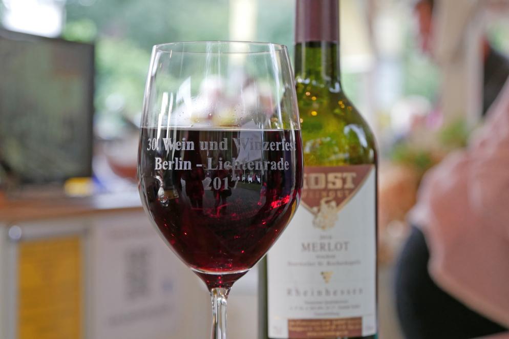 Lichtenrade, Weinglas 30 Wein- und Winzerfest