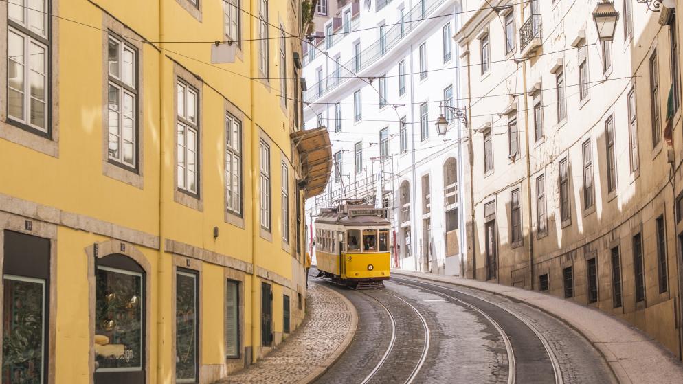 Historische Straßenbahn - Lissabon Historische Straßenbahn - Lissabon