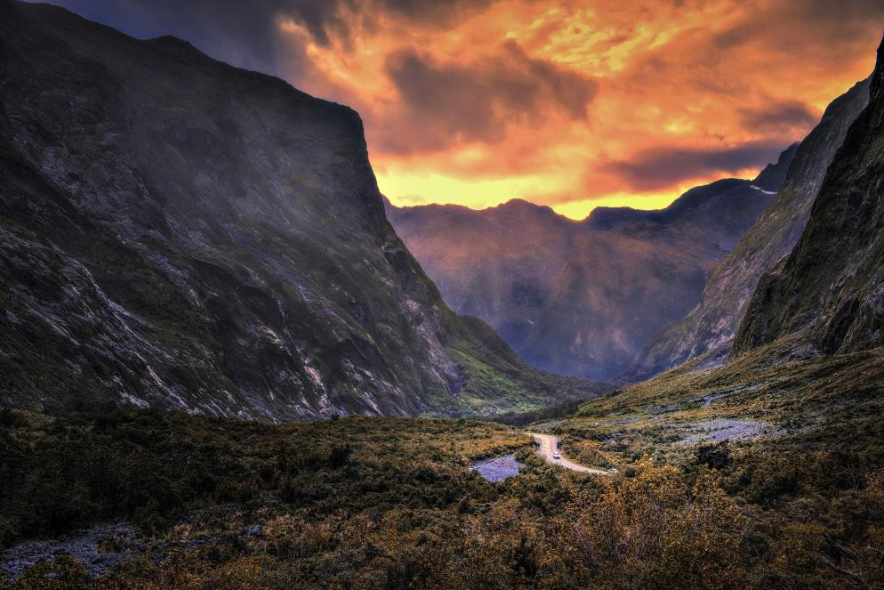 Milford Road - Neuseeland Milford Road - Neuseeland