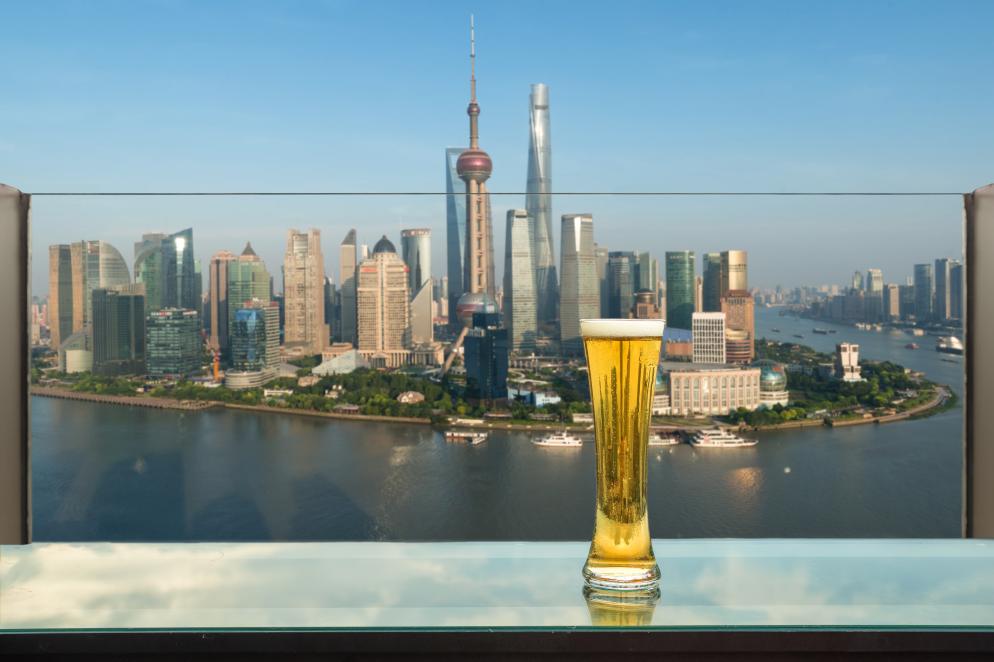 Bier, Skyline Shanghai