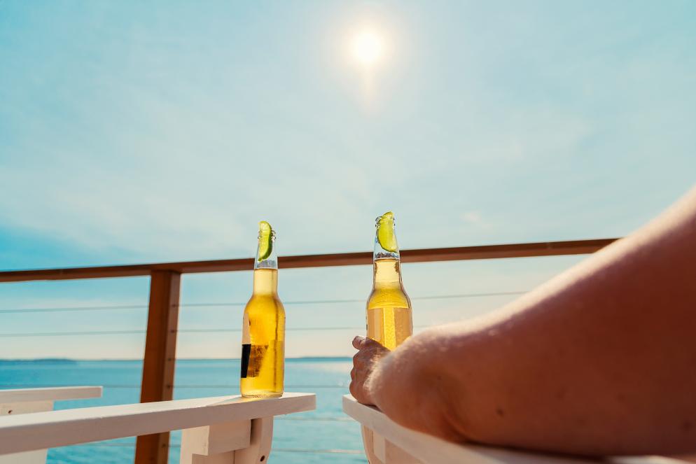 Bier, Strand, Limette Mexiko